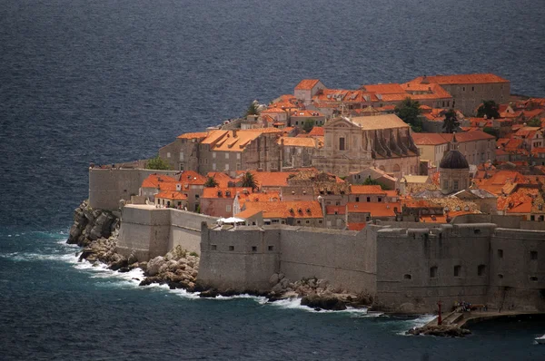 Dubrovnik cidade velha na Croácia — Fotografia de Stock