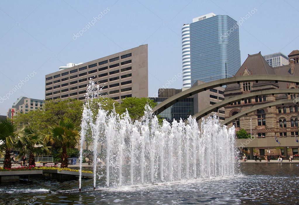 Water fountain toronto city — Stock Photo © boerescul 2469727