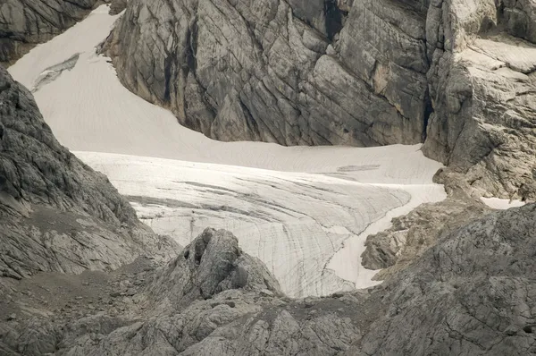 Arto ghiacciaio nelle Alpi montane austriache — Foto Stock