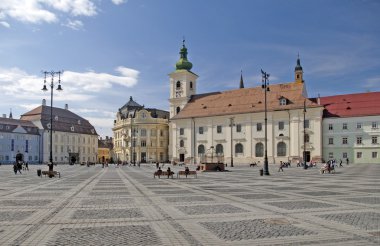 Main square historical Sibiu clipart