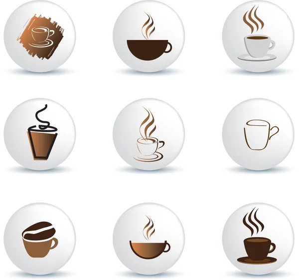 Ikona kawy — Wektor stockowy