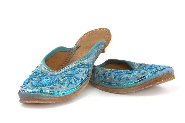 Indian style slippers — Stock Photo, Image
