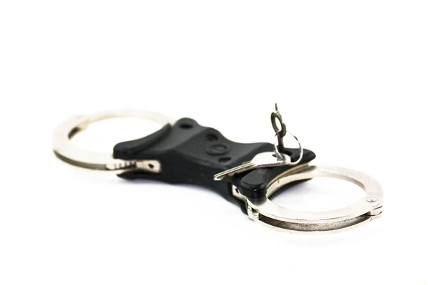 Closed handcuffs — Stock Photo, Image
