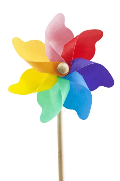 Moinho de vento de brinquedo único — Fotografia de Stock