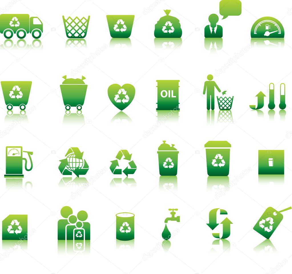 Eco icon set