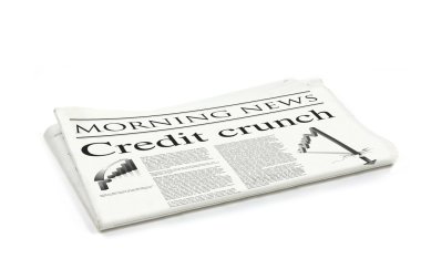 Credit crunch headline clipart