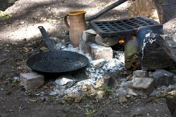 Cocina de fuego — Foto de Stock