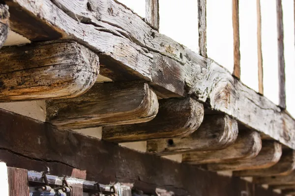 Balken des Tudor-Hauses — Stockfoto