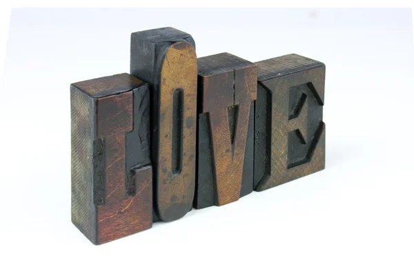 The words love — Stock Photo, Image