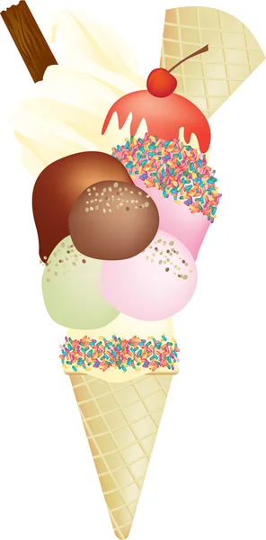 Enorme helado —  Fotos de Stock