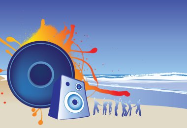 Beach party clipart