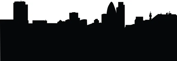 Panoramę dzielnicy Londynu biznes — Zdjęcie stockowe