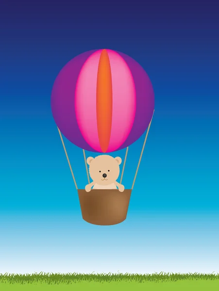Medvídek balónek — Stock fotografie