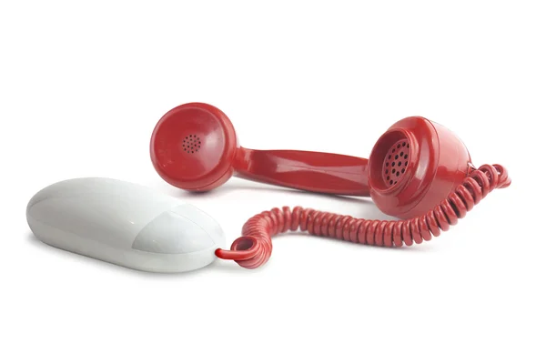 Chamadas telefónicas Internet — Fotografia de Stock