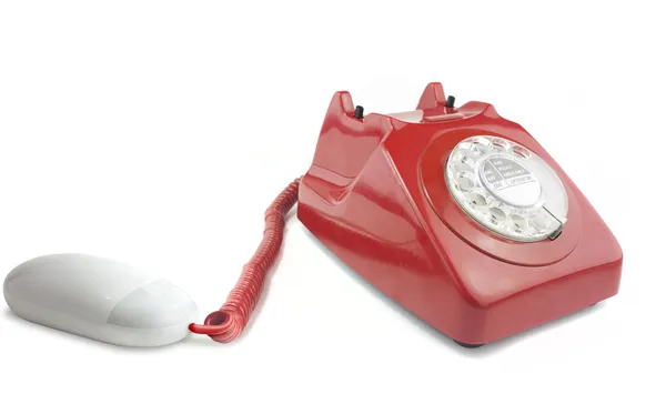 Llamadas telefónicas por Internet — Foto de Stock