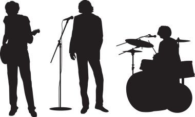 Rock band clipart