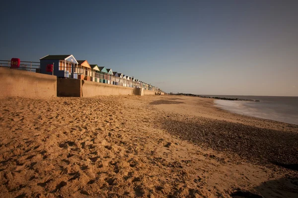Cabañas de playa en el sureste al amanecer —  Fotos de Stock
