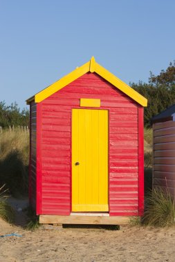 Southwold beach hut clipart