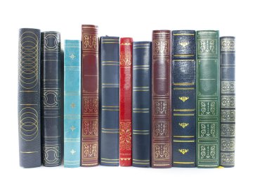 Collection of old books clipart