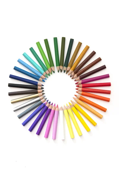 Ołówek colourwheel — Zdjęcie stockowe