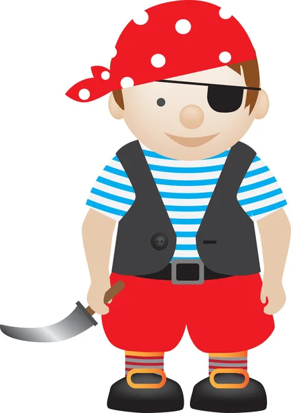 Pirat pojke — Stockfoto