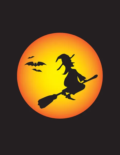 Witch moon — Stock Photo, Image