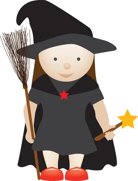 Cute witch — Stock Photo, Image