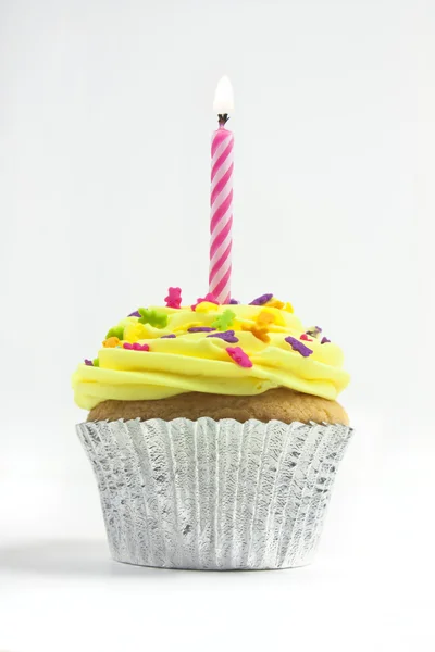 Cupcake on white — Stock Photo, Image