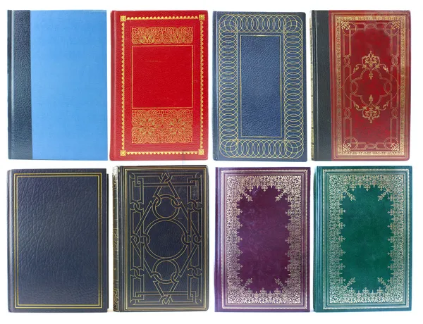 Set of old book covers — Stock Photo, Image