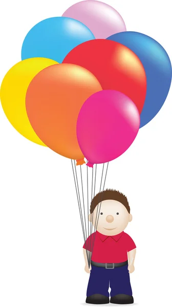 Balão Menino — Fotografia de Stock