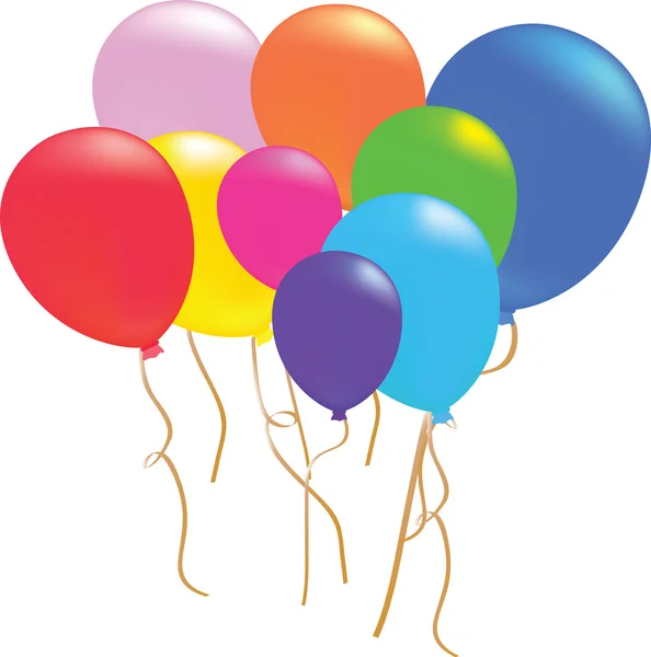Bunch of balloons — Stock Photo, Image