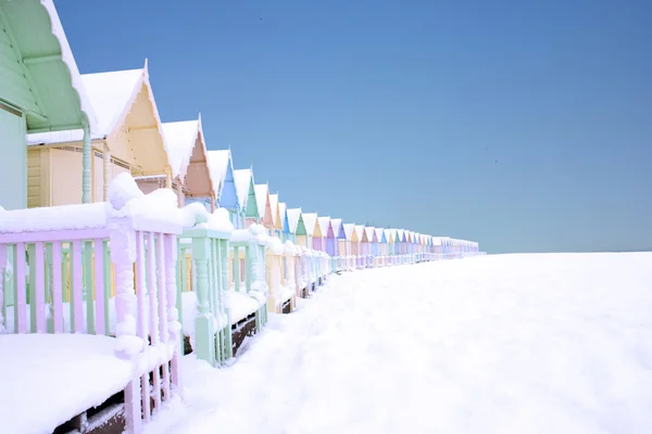 Mersea in the snow — Stock Photo, Image