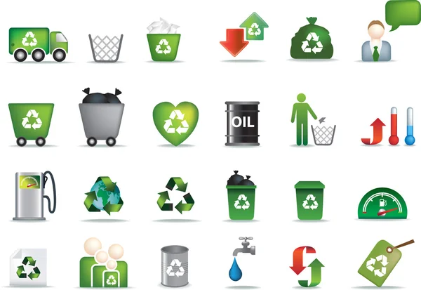 Set di icone Eco — Foto Stock