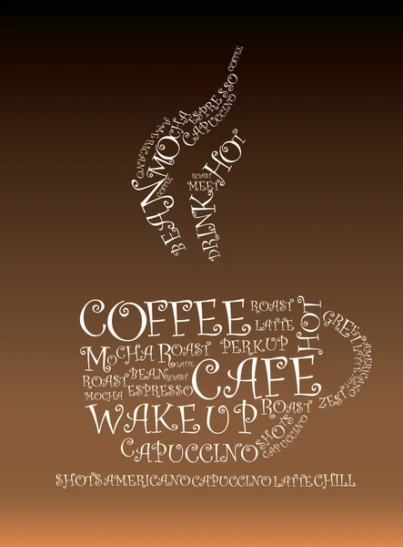 Kaffee-Illustration — Stockfoto