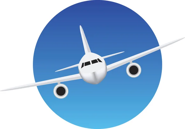 Símbolo de voo do avião — Fotografia de Stock