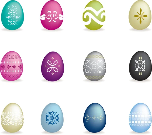 Intricate easter egg set 2 — Stock Photo, Image