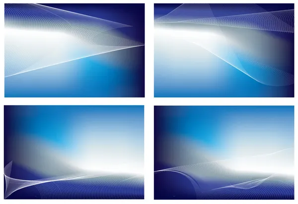Cielo blu gradiente maglia sfondo set di — Foto Stock