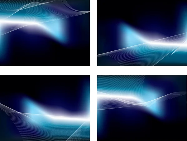Neon mavi ve siyah degrade mersh backg — Stok fotoğraf