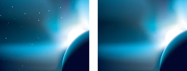 Mond und Erde Hintergrund — Stockfoto
