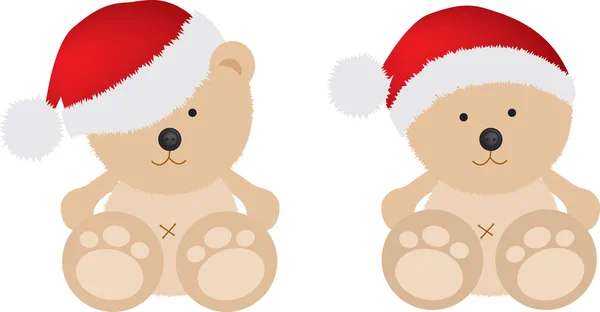 Weihnachts-Teddybären — Stockfoto
