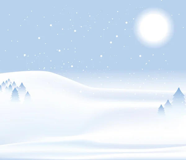 冬の日の雪の背景 — ストック写真