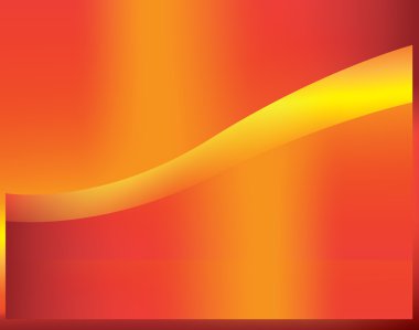 Orange curved background clipart