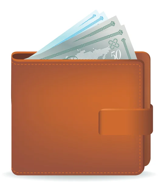 Bursting wallet — Stock Photo, Image