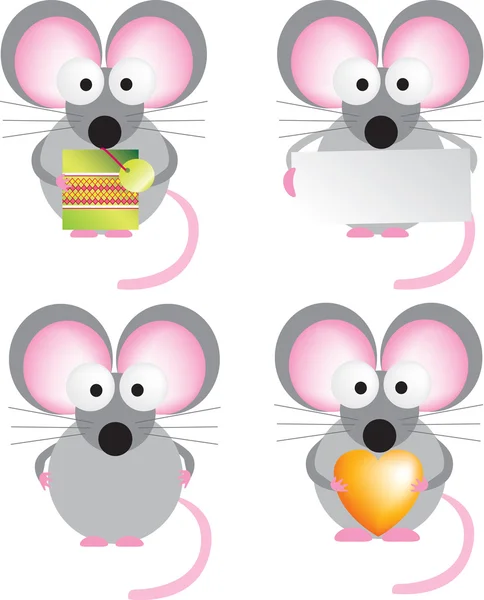 Set myšička — Stock fotografie