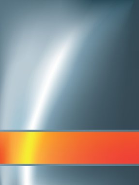 Abstract background with orange bar clipart