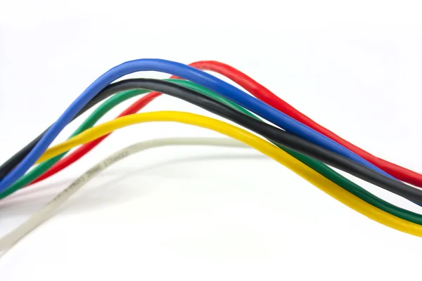 Síťové kabely — Stock fotografie