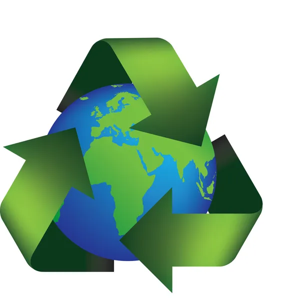Recycle землі — стокове фото