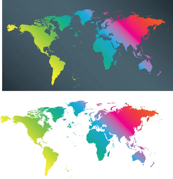 Mapa coloreado —  Fotos de Stock