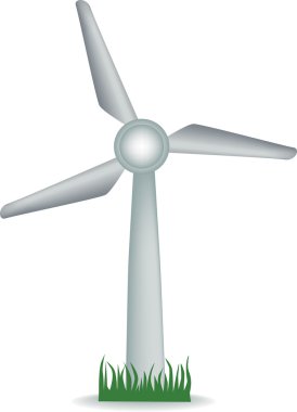 Wind turbine clipart