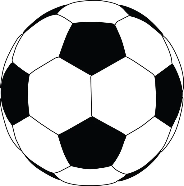 Sylwetka piłki nożnej — Zdjęcie stockowe